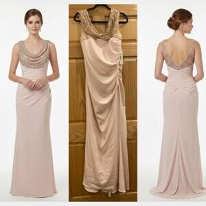 Badgley Mischka Column Gown Dress